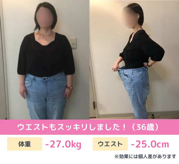 耳ツボダイエットのビフォーアフター