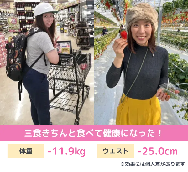 耳ツボダイエットのビフォーアフター