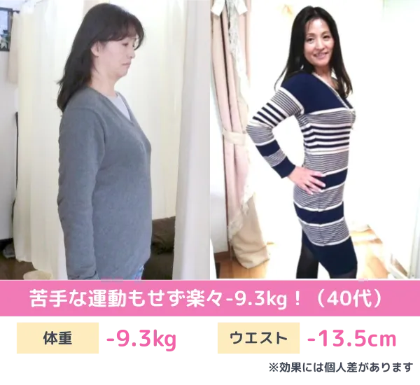 耳ツボダイエットのビフォーアフター