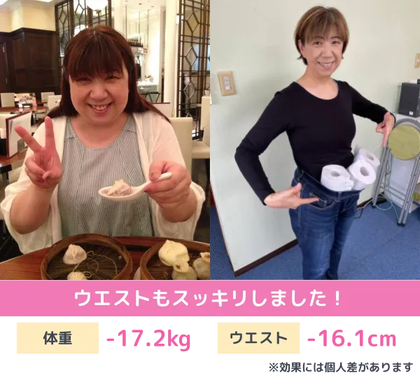 耳ツボダイエットのビフォーアフター
