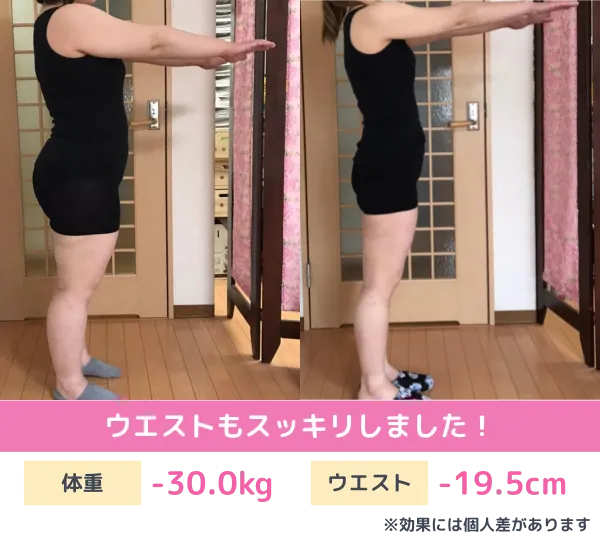 耳ツボダイエットのビフォーアフター